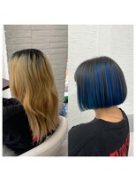 クラン ヘアーアンドスタジオ(CLAN hair & studio)&nbsp;ハイトーンエクステブリーチインナーミルクティーベージュ