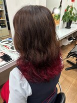 美容室サンク(CINQ) 裾カラー