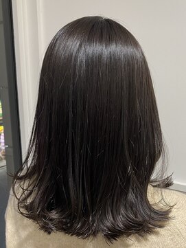 アーサス ヘアー デザイン 鎌ヶ谷駅前店(Ursus hair Design by HEADLIGHT) シアーグレージュ 暗髪 艶カラー