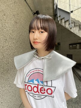 メゾンアクア 表参道(Maison ACQUA) ◎切りっぱなしボブ縮毛矯正ミニボブストレートパーマ