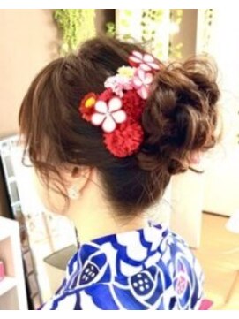 ジェネータ 新横浜店(GENETA) 浴衣に合うアップスタイル【新横浜/着付け/ヘアセット】