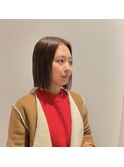 切りっぱなしボブ