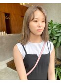 シアーbeige◎ミディアムbob