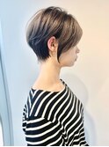 30代40代50代60代◎大人可愛い丸みショートボブ小顔ひし形　元重