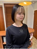 タッセルボブ　フェイスフレーミング