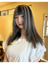 ドロップ(drop)&nbsp;儚いレイヤーカット　デザインカラー　(表参道　青山)