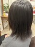 白髪染めオーガニックカラー(全体染め)うる艶トリートメント￥4,000→￥3,800