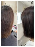 オリーブベージュ＋艶トリートメント