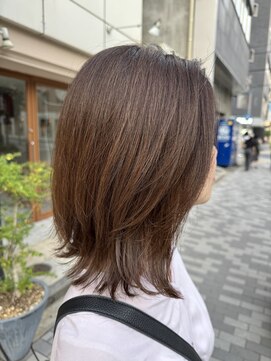 サル(saru) #切りっぱなし × #レイヤーカット