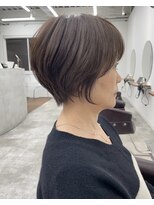 シー 北千住(sii.)&nbsp;ショートカット/明るい白髪染め/ショートボブ/北千住