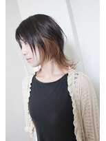 ビアージュ(Viage)&nbsp;:ボブウルフ　:レイヤー　:外はね　:インナーカラー :ライトナー