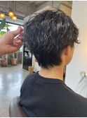 ツーブロックパーマ×メンズカット