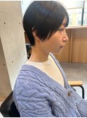クールショート/20代30代小顔ショート/前髪あり