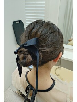 シーク センター南店(seek) リボンお団子アップ