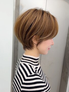 ビューナゴヤ 名駅(VIEW NAGOYA) ショート/オリーブカラー/髪質改善/白髪ぼかし/小顔