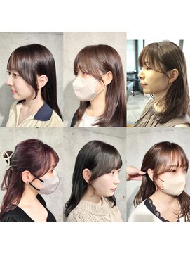 エンドット(en.) 前髪＆顔周りカット 担当寺尾