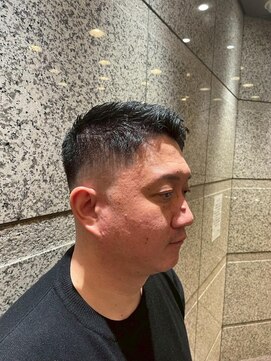 ヘアモード キクチ 銀座店 銀座　理容室　フェードアップバング