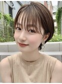 髪質改善/大人ガーリー/似合わせカット/ショートボブ前髪/仙台