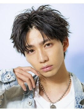 AI TOKYO+Sea MEN'S横浜 MEN'Sパーマ/MEN'Sカット【アイトーキョープラスシーメンズ】 ニュアンスパーマ/波巻きツイストスパイラル/メンズカット[横浜]