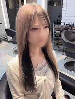 インク サカエ(inq sakae)&nbsp;ケアブリーチ2回/ハイトーン/アンブレラカラー/ミルクティー