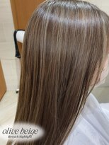 ピークアブー アヴェダ ギンザシックス(PEEK-A-BOO AVEDA GINZASIX)&nbsp;【ハイライトカラー】オリーブベージュ　シアーカラー◆
