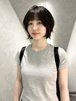 ゼスト ジグ(ZEST ZIGU)&nbsp;レイヤーボブパーマショートボブダークグレージュ吉祥寺《宮坂》