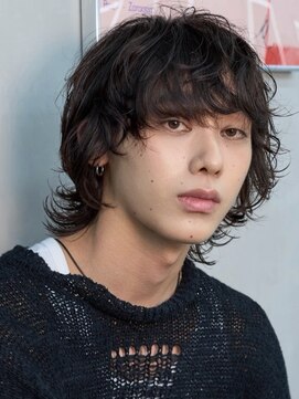 アンサー 原宿(ANSWER) 渋谷メンズボブメンズミディアムシャドウパーマニュアンスパーマ