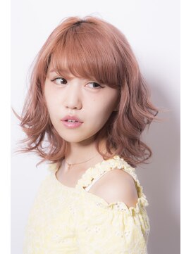 ミエルヘアービジュー(miel hair bijoux) 【miel hair bijoux】大人可愛いゆるふわ♪甘めスウィートボブ☆