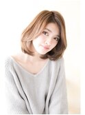 【ohana/表参道】グレージュナチュラルストレートのモテ髪