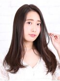 うるツヤセンターパートストレート