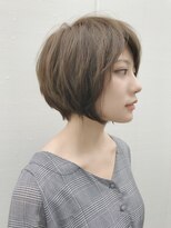 ルーファス 恵比寿 渋谷(Ruufus)&nbsp;前下がりサイドショートボブ【Ruufus恵比寿渋谷】