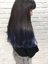 アンククロス 表参道(ANKH CROSS)&nbsp;【ANKH CROSS表参道】ロアエクステ×ネイビーグラデ