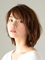 アース 東戸塚店(HAIR & MAKE EARTH) ひし型シルエットの美人ミディアム
