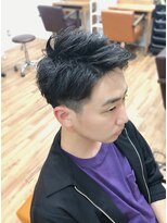 ヘアスタジオ ロメオ(hair studio Romeo) アップバング×パーマスタイル