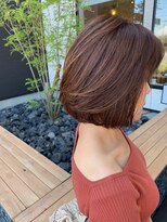 エシレ(esille.)&nbsp;スモーキーブラウンの大人ボブ