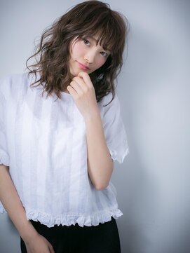 カバーヘア 上尾西口店(COVER HAIR) 小顔グラマラス大人かわいい無造作セミディw上尾10代20代30代