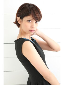 エリア(area) 【area本店 西大島】大人かわいい 耳かけ ショート ボブ☆