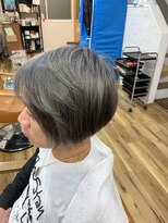 ヘアーサロン レフア(Hair salon Lehua) メンズシルバー系カラー