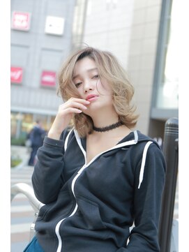 サイン ヘア イノベーション(sign HAIR INNOVATION) 大人可愛い、色気、小顔カットひし形シルエット【錦糸町】