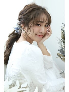 ヘアセットサロンシャルメ 梅田店(Hair Make Salon CHARMER) ナチュラルゆるふわローポニー♪