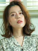 外ハネボブ　動きのあるスタイル