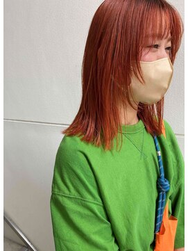 バローチェ(Barouche) 【Barouche/中島綾子】　オレンジ　顔周りレイヤー　堀江