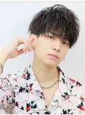 スパイラルパーマ 刈り上げマッシュ