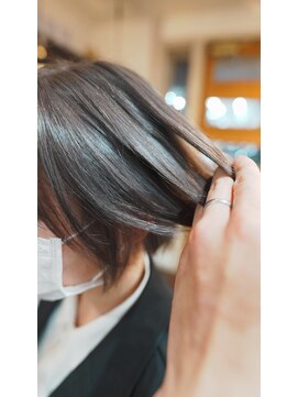 ボアップ 松山店(boappu) #ハイトーン #シルバーカラー #ブリーチカラー