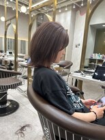 ロンド レア 天神大名店(Lond Le’a)&nbsp;ラベンダーグレージュダブルカラーケアブリーチハイトーン韓国