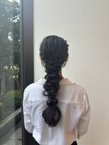 サロンドユー ヘッドスパサロン プログレ(SALON DE U head spa salon PROGRE) 編みおろしアレンジ