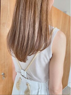 フレイムスヘアデザイン(FRAMES hair design) イルミナカラーでダメージレスにベージュカラー！