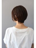 王道のショートボブヘア