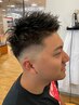 フェードカット＋眉カット　スタイリスト　根本限定