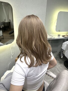 ゼロヘアーハナレ(zerohair HANARE) 【セミロング】milk tea blond color